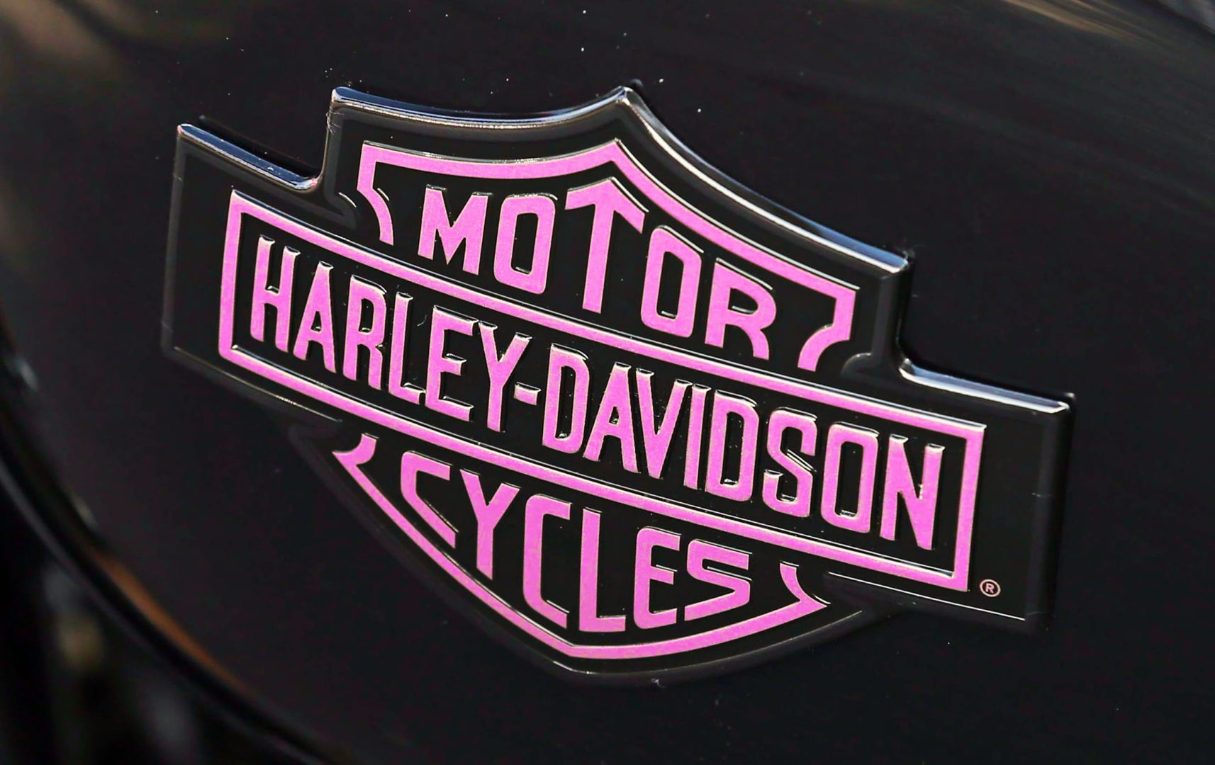 Pink Harley-Davidson Logo