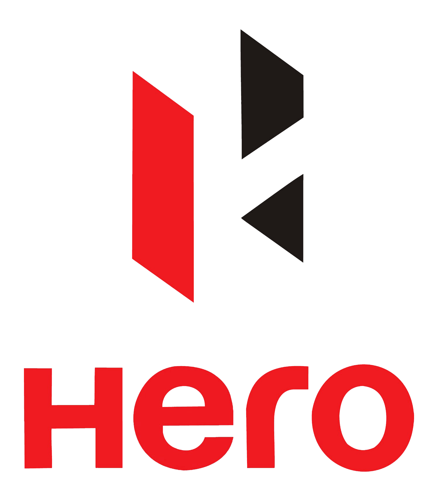 Hero Karizma logo stickers in custom colors and sizes